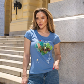Tshirt Algodão Egípcio Amore Vero – Olhos da Floresta