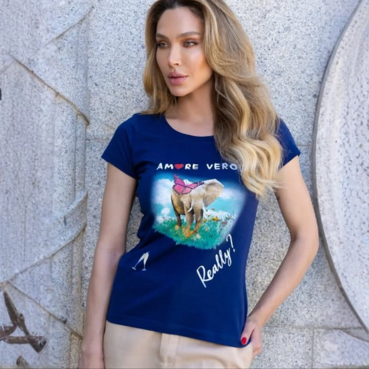 Tshirt Algodão Egípcio Amore Vero – Doçura Gigante