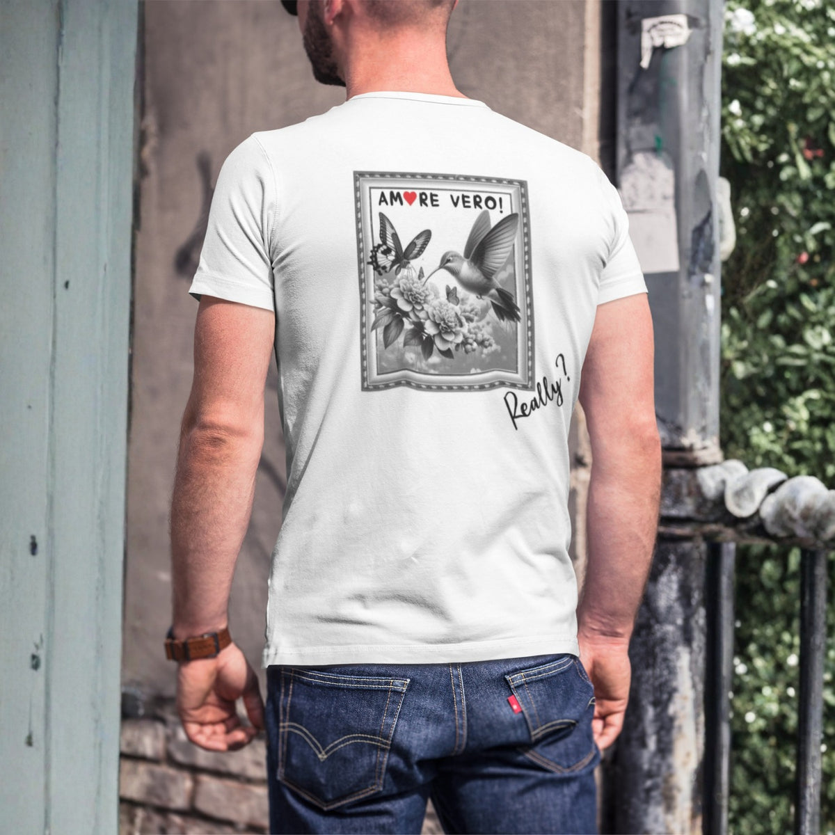 Camiseta  Algodão Egípcio Amore Vero –Beija-Flor